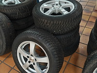 4x alu velg met band, goodyear, ultragrip - afbeelding 1 van  1