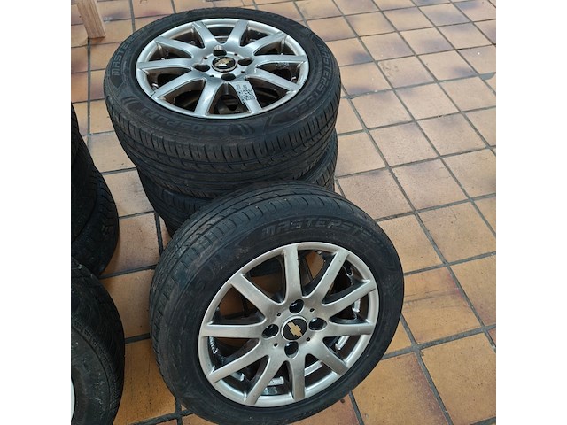 4x alu velg met band, mastersteel - afbeelding 1 van  1