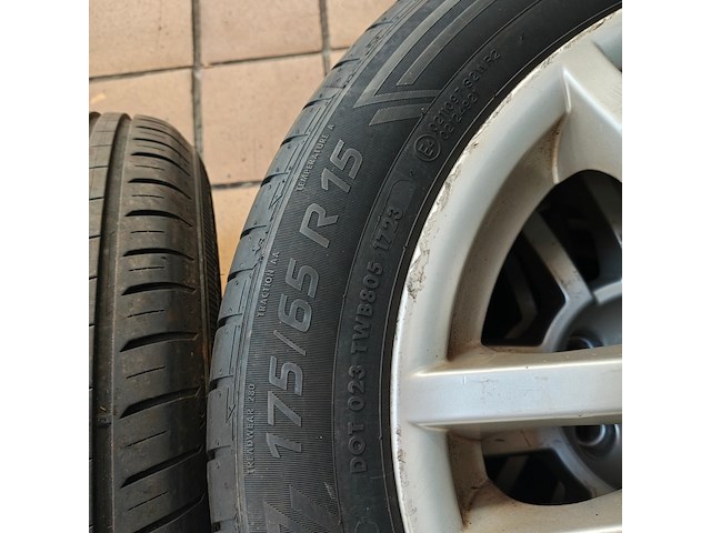 4x alu velg met band, vredestein - afbeelding 2 van  2