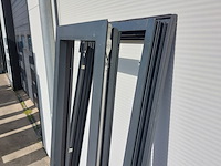 4x aluminium kozijn met kiepraam, zwartgrijs (mat) - afbeelding 3 van  13
