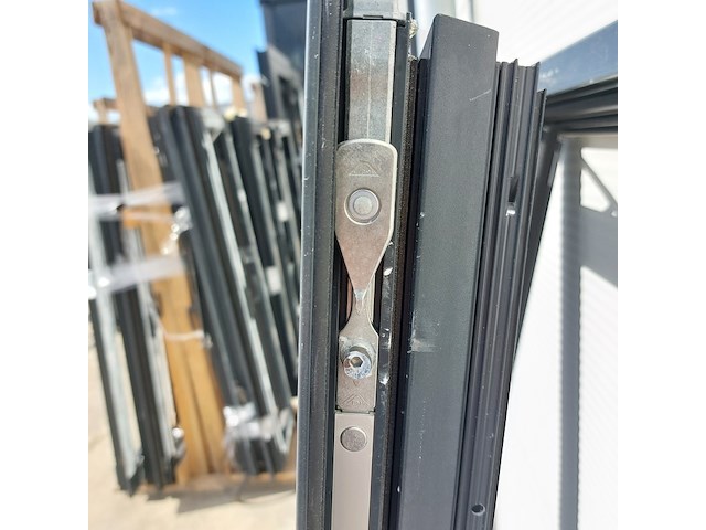 4x aluminium kozijn met kiepraam, zwartgrijs (mat) - afbeelding 4 van  13