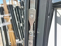 4x aluminium kozijn met kiepraam, zwartgrijs (mat) - afbeelding 4 van  13