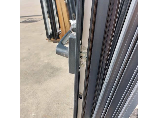 4x aluminium kozijn met kiepraam, zwartgrijs (mat) - afbeelding 5 van  13