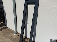 4x aluminium kozijn met kiepraam, zwartgrijs (mat) - afbeelding 1 van  13