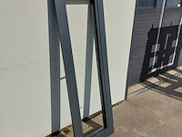 4x aluminium kozijn met kiepraam, zwartgrijs (mat) - afbeelding 6 van  13