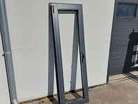 4x aluminium kozijn met kiepraam, zwartgrijs (mat) - afbeelding 7 van  13
