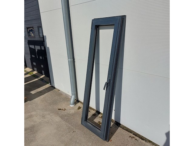 4x aluminium kozijn met kiepraam, zwartgrijs (mat) - afbeelding 8 van  13