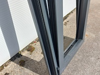 4x aluminium kozijn met kiepraam, zwartgrijs (mat) - afbeelding 10 van  13