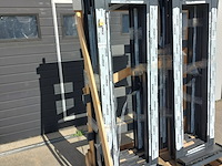 4x aluminium kozijn met kiepraam, zwartgrijs (mat) - afbeelding 12 van  13