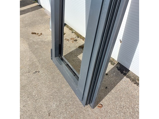 4x aluminium kozijn met kiepraam, zwartgrijs (mat) - afbeelding 13 van  13