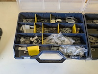 4x assortimentskoffer met ijzerwaren o.a. dewalt - afbeelding 11 van  20