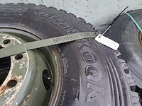 4x autoband op velg en 4x vrachtwagenband op vleg, o.a goodyear - afbeelding 17 van  17