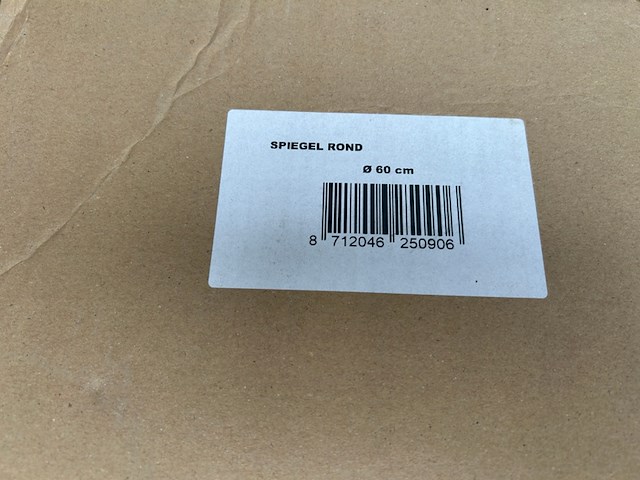 4x badkameraccessoires w.o. spiegel 60 cm rond w.o. hansgrohe, grohe, axor - afbeelding 4 van  5