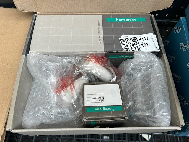 4x badkameraccessoires w.o. spiegel 60 cm rond w.o. hansgrohe, grohe, axor - afbeelding 5 van  5