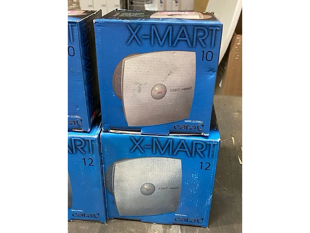 4x badkamerventilator, x-mart, inox t, rvs - afbeelding 2 van  6