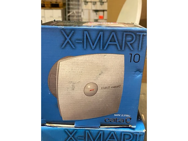 4x badkamerventilator, x-mart, inox t, rvs - afbeelding 3 van  6