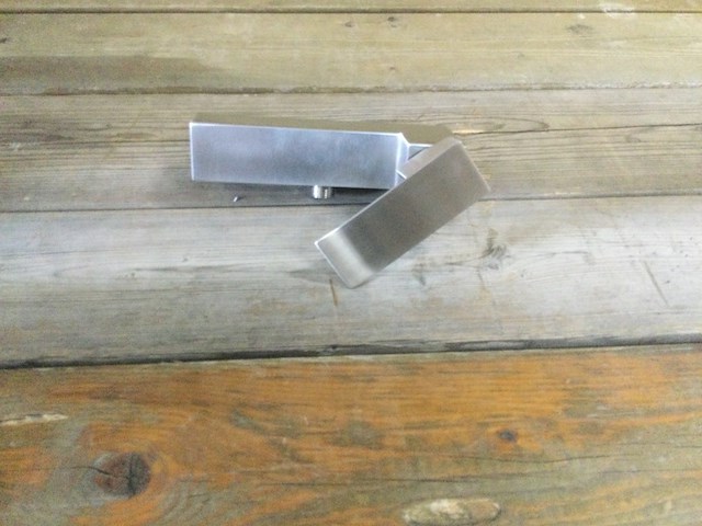 4x badmengkraan, 826700, geborsteld chroom - afbeelding 1 van  4