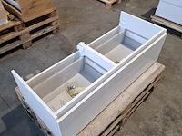 4x badmeubel dekker, lanesto, glans wit - afbeelding 4 van  6