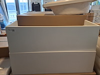 4x badmeubel lanesto, mat wit - afbeelding 2 van  6