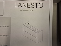 4x badmeubel lanesto, mat wit - afbeelding 4 van  6