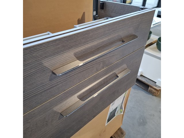 4x badmeubel vittoria, 80 grey, grijs - afbeelding 4 van  8