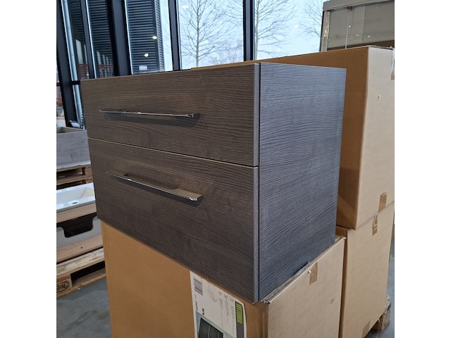 4x badmeubel vittoria, 80 grey, grijs - afbeelding 5 van  8