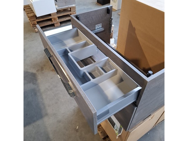 4x badmeubel vittoria, 80 grey, grijs - afbeelding 7 van  8