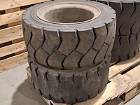 4x band met velg (t.b.v. ravo veegmachine), 28x12.5-15 (355/45-15) - afbeelding 11 van  12