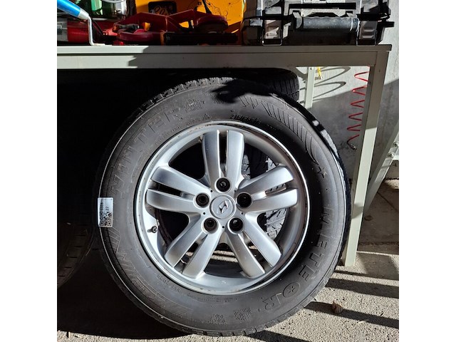 4x band op velg meteor, winter - afbeelding 1 van  9