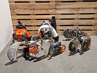 4x bandenzaag en 2x rug gedragen bladblazer, husqvarna, dolmar en stihl - afbeelding 1 van  37