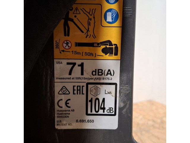 4x bandenzaag en 2x rug gedragen bladblazer, husqvarna, dolmar en stihl - afbeelding 31 van  37