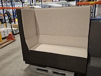 4x bank, beige / antraciet - afbeelding 2 van  6