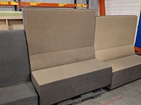 4x bank, beige / antraciet - afbeelding 4 van  6
