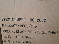 4x barkruk bc-2002, zwart - afbeelding 3 van  4