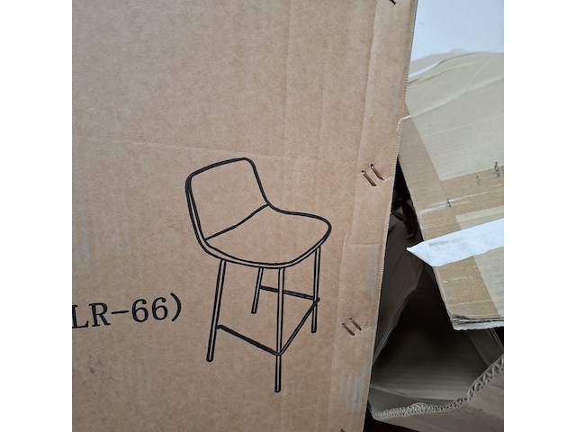 4x barkruk bc-2002, zwart - afbeelding 4 van  4