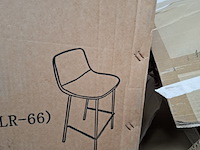 4x barkruk bc-2002, zwart - afbeelding 4 van  4