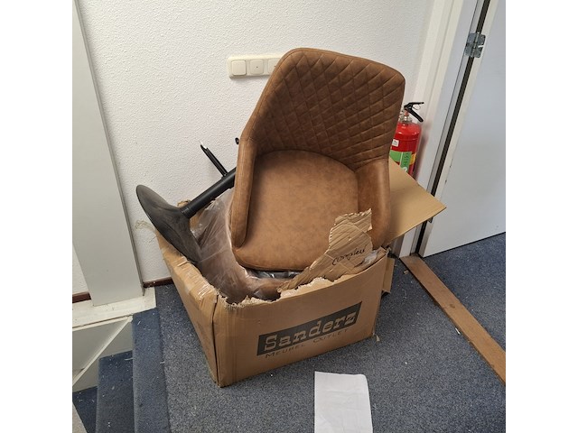 4x barkruk cognac - afbeelding 5 van  5