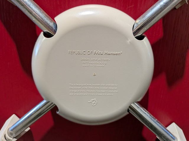 4x barkruk, fritz hansen, series 7 - afbeelding 11 van  11