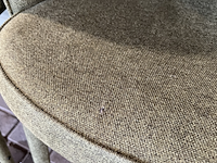 4x barkrukken , polspotten, cosy fabric - afbeelding 3 van  5