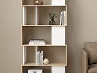 4x basic puzzle boekenkast by fonq, wit - afbeelding 1 van  8