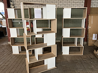 4x basic puzzle boekenkast by fonq, wit - afbeelding 3 van  8