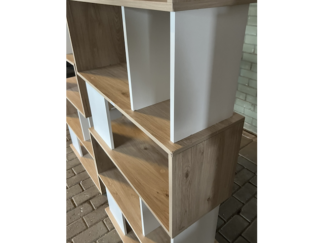 4x basic puzzle boekenkast by fonq, wit - afbeelding 6 van  8