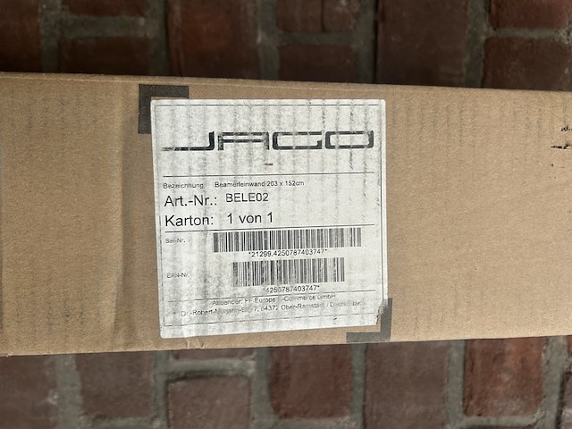 4x beamerscherm - afbeelding 4 van  5