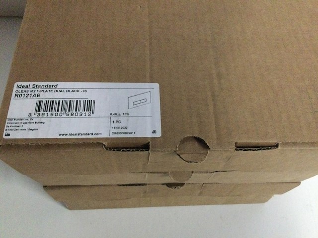 4x bedieningspaneel, ideal standard, r0121a6, zwart - afbeelding 2 van  2