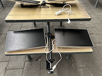 4x beeldscherm, 2x monitorbeugel, lg, 24mp88hv- s - afbeelding 2 van  3