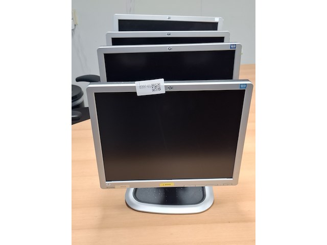4x beeldscherm hp, l1950 - afbeelding 1 van  4