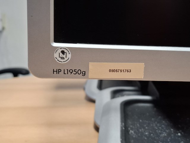 4x beeldscherm hp, l1950 - afbeelding 3 van  4