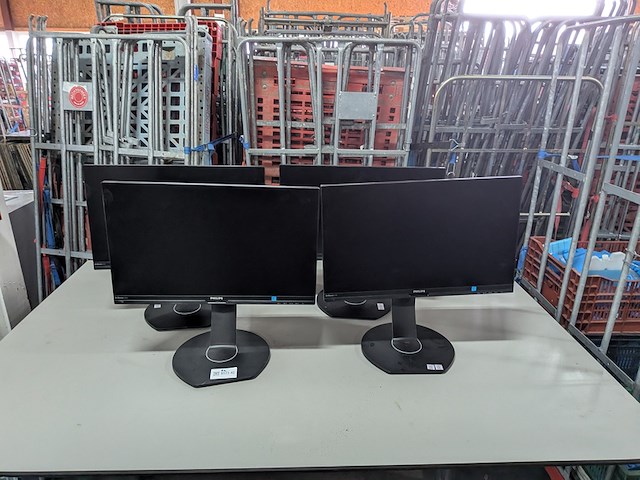 4x beeldscherm philips - afbeelding 2 van  5