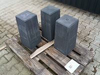4x betonpoer antraciet, berton - afbeelding 2 van  5