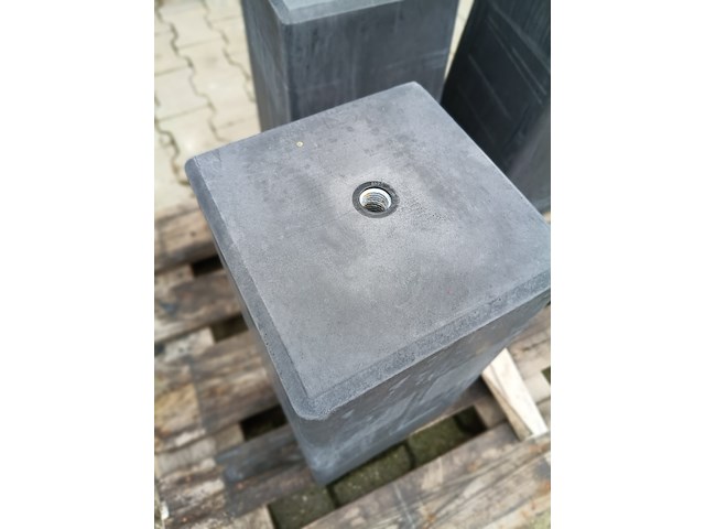 4x betonpoer antraciet, berton - afbeelding 3 van  5